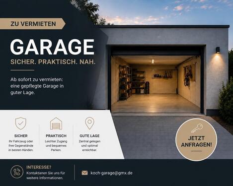 Foto - Garage in zentraler Lage Marktstr Bordumstr Börsenstr