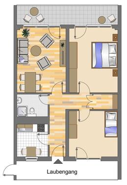 Foto - 3 Zimmer Etagenwohnung zur Miete in Neuss