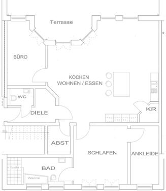 Foto - 4 Zimmer Terrassenwohnung in Nideggen