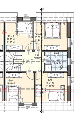 Foto - 5 Zimmer Einfamilienhaus zur Miete in Wallenhorst