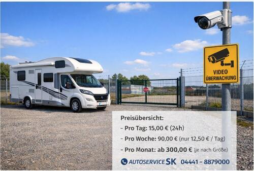 Foto - Sicherer Stellplatz für WohnmobilVan – abgeschlossenes Gelände