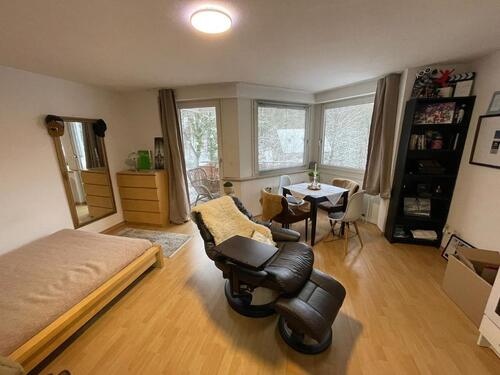 Foto - 1 Zimmer Wohnung Balkon Studenten Uni Essen möbliert 5min bis HBF