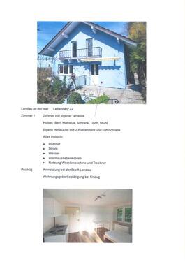 Foto - Sonniges Zimmer, voll möbliert - 450,00&nbsp;EUR Kaltmiete, ca.&nbsp; 14,00&nbsp;m&sup2;