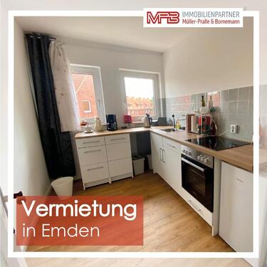 Foto - Helle 3-Zimmer-Wohnung mit Südbalkon & Einbauküche in zentraler Lage von Emden