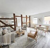 Altbaucharme trifft modernes Wohnen – stilvolle 2-Zimmer-Wohnung mit großzügigem Wohnbereich in Lauenstein - Salzhemmendorf