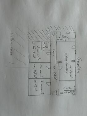 Foto - eine 4 Zimmer Wohnung - 1.250,00&nbsp;EUR Kaltmiete, ca.&nbsp; 120,00&nbsp;m&sup2;