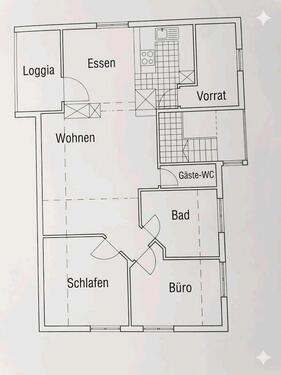 Foto - 3,5 Zimmer Dachgeschoss - 1.000,00&nbsp;EUR Kaltmiete, ca.&nbsp; 85,00&nbsp;m&sup2;