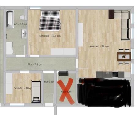 Foto - 3 ZKB Mietwohnung Einliegerwohnung