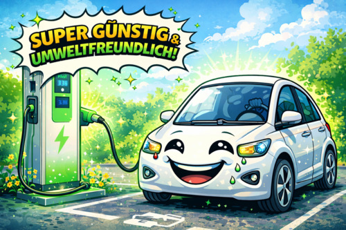 Foto - E-Auto Stellplatz mit Ladestation 