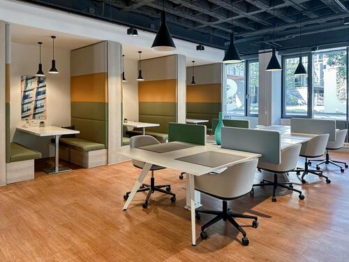 Foto - Coworking-Bereich in Regus Friedrichstrasse