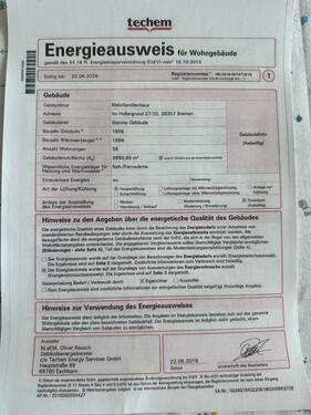 Foto - 2 Zimmer Etagenwohnung zum Kaufen in Bremen