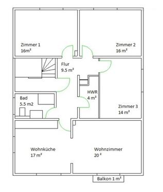 Foto - Etagenwohnung in Kalbach