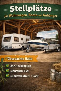 Foto - WohnwagenBootAnhänger Stellplatz