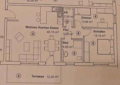 Foto - Hochwertige 3-Zimmer Wohnung in Hirschaid