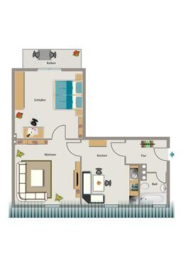 Foto - 2.5 Zimmer Etagenwohnung zur Miete in Dortmund