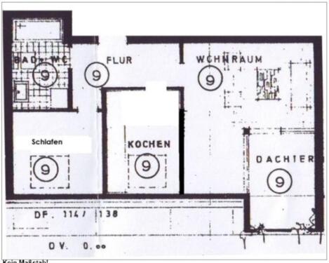 Foto - 2 Zimmer Dachgeschoßwohnung zur Miete in Stuttgart