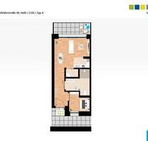 Geräumige 2-Raum-Wohnung mit Sonnenbalkon und Einbauküche - Erstbezug - WE62 - Halle (Saale) Büschdorf