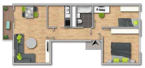 Foto - 3 Zimmer Etagenwohnung zur Miete in Eisenach