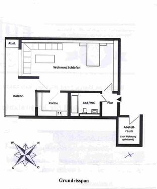 Foto - 1.5 Zimmer Etagenwohnung zum Kaufen in Böblingen