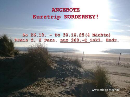 Foto - Norderney schöne Ferienwohnung noch frei: Di 16.09. - Fr 19.09.25