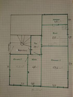 Foto - Kleine Wohnung - 350,00&nbsp;EUR Kaltmiete, ca.&nbsp; 50,00&nbsp;m&sup2;