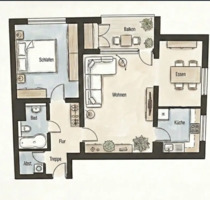 Erstbezug nach Modernisierung – stilvolle 2,5-Zi.-Whg. mit Balkon - Pforzheim Eutingen