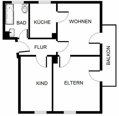 Foto - Demnächst frei! 3-Zimmer-Wohnung in Gelsenkirchen Hassel