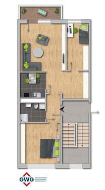 Foto - 3 Zimmer Etagenwohnung zur Miete in Glauchau