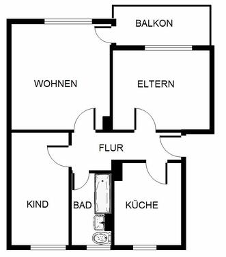 Foto - Etagenwohnung zur Miete in Gelsenkirchen