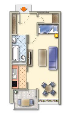 Foto - 1 Zimmer Etagenwohnung zur Miete in Celle