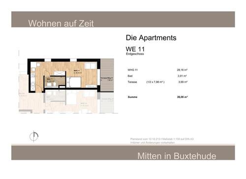 Foto - 1 Zimmer Erdgeschoßwohnung zur Miete in Buxtehude