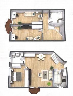 Foto - Geräumig 4,5 Zimmer-Maisonette-Wohnung