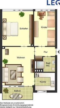 Foto - 3 Zimmer Etagenwohnung zur Miete in Bocholt