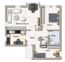 Schöne frisch renovierte 3 Zimmer Wohnung in Weißbach zu vermiete