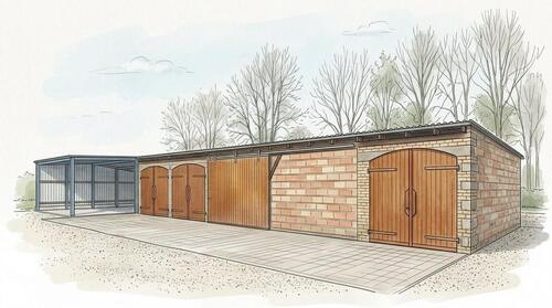 Foto - Lagerhallen Garagen Lager Gewerbehalle