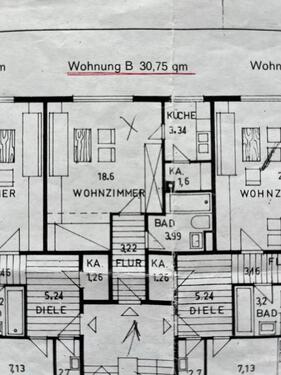 Foto - 1 Zimmer Etagenwohnung in Unterhaching