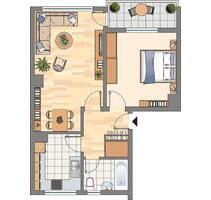 Wohnung mit einem neuen Badezimmer! 2-Zimmer-Wohnung in Dortmund Wickede