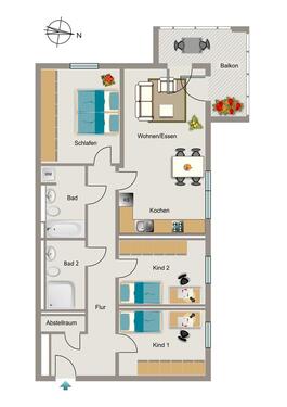 Foto - 4 Zimmer Etagenwohnung zur Miete in Bochum