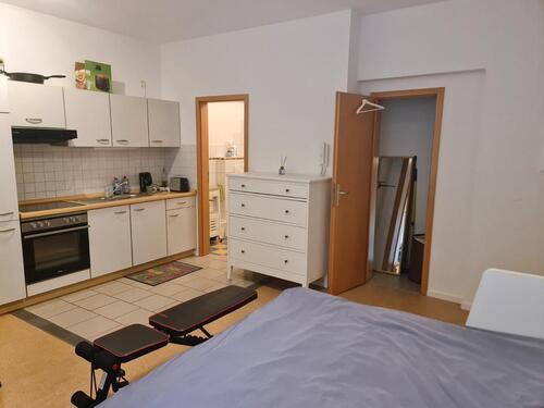 Foto - Helle1-Raum-Wohnung mit Terrasse & Einbauküche in Erfurt