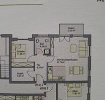 2 - Zimmer Wohnung - 640,00&nbsp;EUR Kaltmiete, ca.&nbsp; 62,96&nbsp;m&sup2; in Oldenburg (PLZ: 26135) Drielaker-Moor