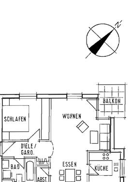Foto - Renovierte 2 Zimmer Wohnung in Plochingen