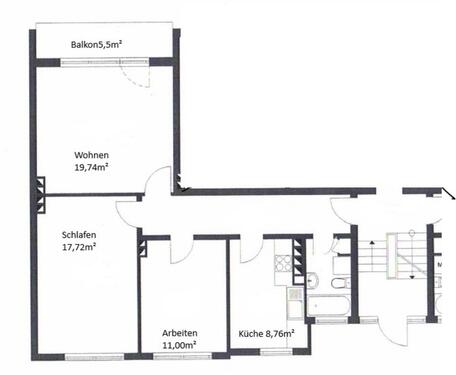 Foto - 3 Zimmer Whg mit Balkon Bremerhaven Hafenstr.