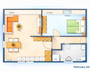 Perfekt für Pendler! Erstbezug – moderne 2-Zimmerwohnung mit EBK - Schwaigern