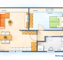 Perfekt für Pendler! Erstbezug – moderne 2-Zimmerwohnung mit EBK - Schwaigern