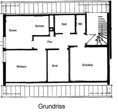 Foto - Helle 3 Zimmer Dachgeschosswohnung