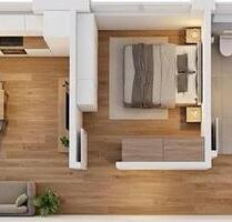 Exklusive Neubauwohnung: Hochwertige 2 Zimmer mit Einbauküche in einem nachhaltigen Holzhaus - Aspach