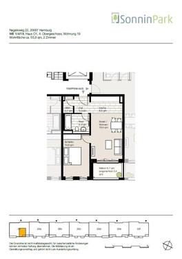 Foto - 2 Zimmer Etagenwohnung zur Miete in Hamburg