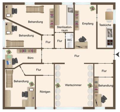 Foto - Großzügige Praxisfläche in ruhiger Lage von Hiddenhausen-Schweicheln