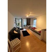 1-Zimmer-Hochparterre-Wohnung mit Balkon und Einbauküche in Mainz - Neuhof