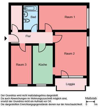 Foto - Etagenwohnung in Dortmund zur Miete